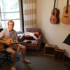 At home in the new studio